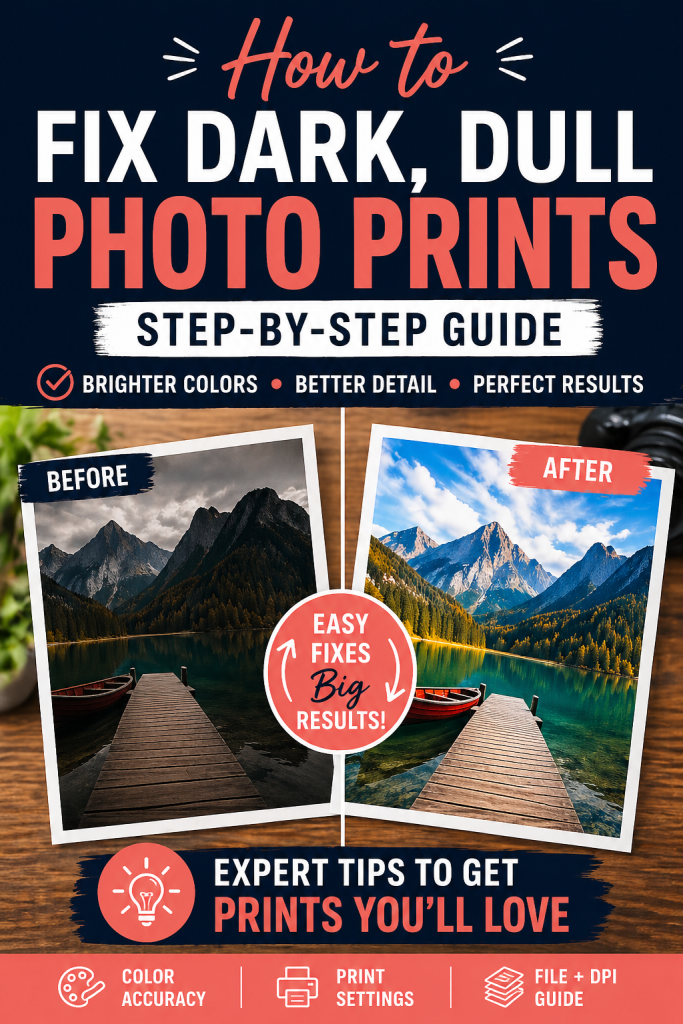 How to Fix Dark, Dull Photo Prints