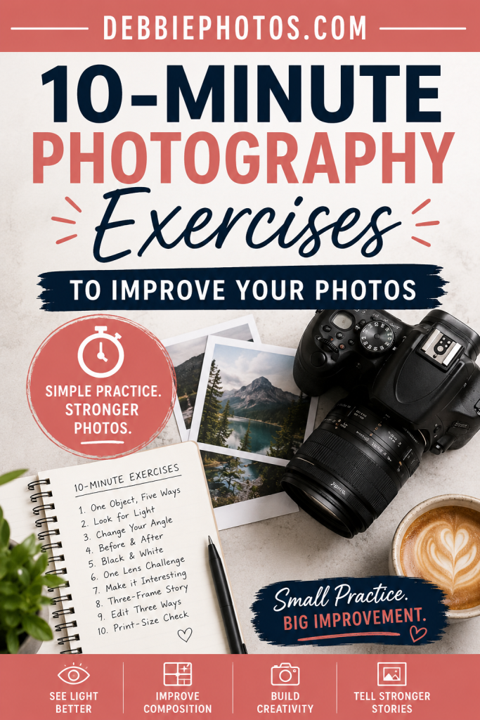 Ten Minute Photography Exercises to Improve Photos