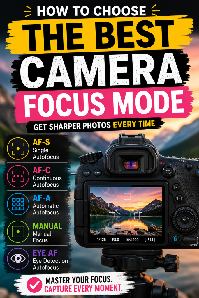 How to Choose the Best Camera Focus Mode
