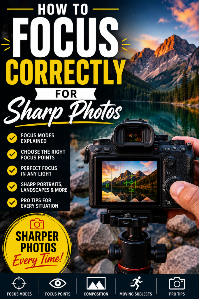 How To Focus How to Focus Correctly for Sharp Photos